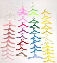 Vintage Barbie Mod Doll Clothes Hangers Plastic Multicolor Lot - £16.42 GBP