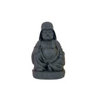 4&quot; Star Wars Darth Vader Inspired Buddha Figure Black - £10.27 GBP