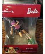 Hallmark Soccer Barbie Red Box Christmas Ornament - 2018 - New - $20.14 CAD