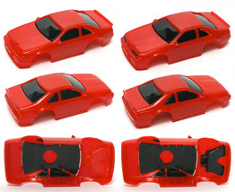 1992 Tyco Ford Thunderbird Sc Slot Car Body Unused Hot Red Prototype Body Pair - £19.97 GBP