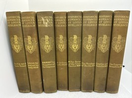 Set Of 8 Antique Historical Romances Of Louise Muhlbach 1898 Bradenburg Edition - £62.66 GBP