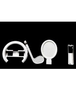 6-in-1 Kit for Nintendo Wii Sports Pack Wheel, Baseball, Golf Club, Tennis - £5.22 GBP