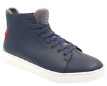 Kingside Men High Top Sneakers William Size US 8.5M Navy Blue Faux Leather - $28.71