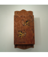 Vintage shabby chic aged decor wooden rooster 5 knife block holder wall ... - €17,27 EUR