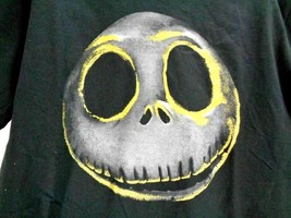 Nightmare Before Christmas Halloween Mens T-Shirt Black Gold 2X Jack Ske... - £12.77 GBP
