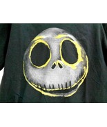 Nightmare Before Christmas Halloween Mens T-Shirt Black Gold 2X Jack Ske... - £12.53 GBP