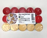 IKEA 30 X Candle Scented Gingerbread Cookies 1.5&quot;  - $13.76