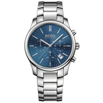 Hugo Boss Men&#39;s Time One Commander Blue Dial Watch - 1513434 - £144.50 GBP