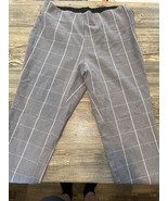 A New Day Women&#39;s Size 6 Gray Plaid Side Zip Stretch Dress Pants. NWOT. 2 - £10.89 GBP