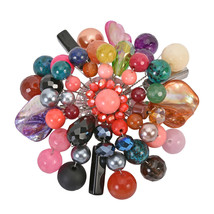 Multicolor Fusion Mix Stone Floral Pin-Brooch - £18.82 GBP