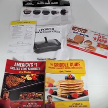 OEM Instruction Manual Book Recipe Booklets Power Smokeless Grill PG-1500 - £11.25 GBP
