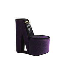 High Heel Shoe Jewelry Box - 9&quot; Purple Velvet - $48.99