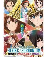 Hibike! Euphonium SEASON 1-3 (Vol.1-39End + 3 Movies) English Subtitle A... - $59.39