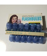 Unused box Of 12 Sylvania Blue Dot Flash Bulbs M2B  NOS - £6.25 GBP