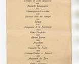 Grand Hotel de Geneve Lons Le Saunier Switzerland Restaurant Menu Card 1926 - $17.82