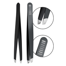 Nanobrow Tweezers - Professional Tweezers with Slanted Stainless Steel Tip - $8.00