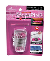Taylor Seville Magic Pins Extra Long Fine Pins 50pc - £10.98 GBP