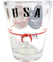 American Flag Bikini Top Small Shot Glass - £10.54 GBP