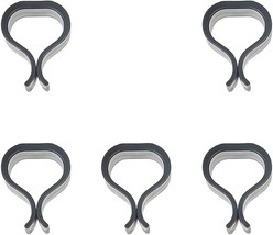 5 Pieces Outdoor Wicker Furniture Clips Sofa Rattan Chairs, Black, Small... - $23.98