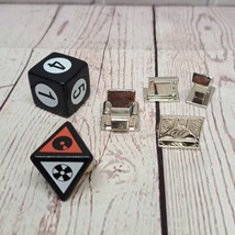 Mattel 2002 TV Scene It Game Piece Replacements Metal Gaming Pieces Dice - $13.31 CAD