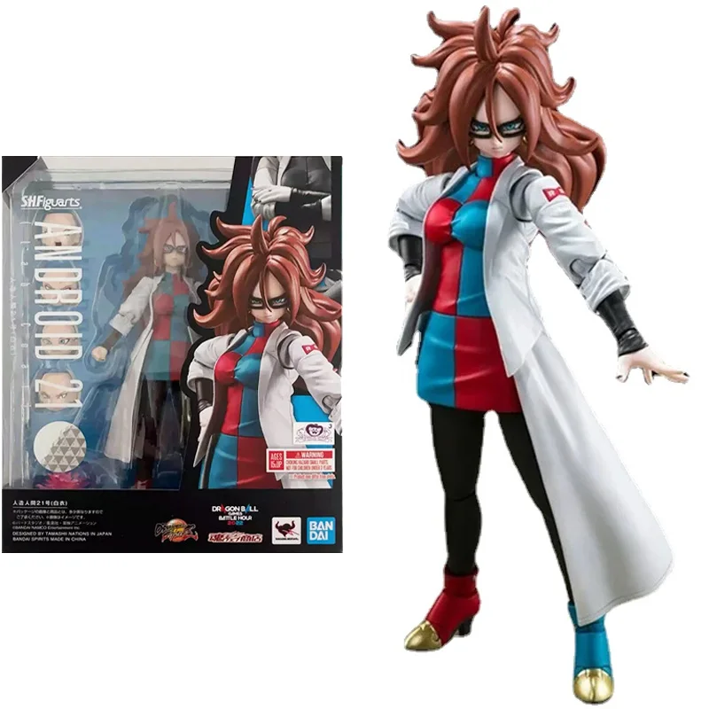 In Stock Original Bandai S.H.Figuarts Android 21 Lab Coat Dragon Ball 16... - £97.19 GBP