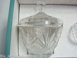 J.G Durand Cristal France, VILLEMONT covered sugar and creamer, new in box ORIG - £58.66 GBP