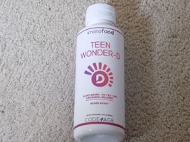 Nano Food Teen Wonder-D  Plant Based Mixed Berry Dietary Supplement 7.6 Oz. - £9.45 GBP