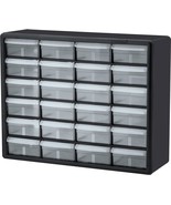 Akro-Mils 24-Drawer Plastic Drawer Storage Cabinet For, Inch H, 10124 Black - $51.96