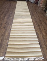 Striped Runner Rug, Flatweave Runner Rug, Hallway Runner 15 ft Carpet for Hall - £211.21 GBP