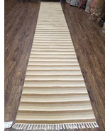 Striped Runner Rug, Flatweave Runner Rug, Hallway Runner 15 ft Carpet fo... - £209.00 GBP