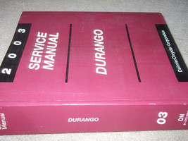 2003 DODGE DURANGO Service Repair Shop Workshop Manual OEM FACTORY - $129.99