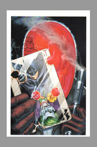 Billy Tucci Signed Remarqued Batman Art Print w/ Original Sketch Joker Red Hood - $69.29