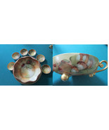 Original Nippon Japan Handpainted Bowl Dishes Lusterware Footed Bowl [95... - €46,44 EUR+