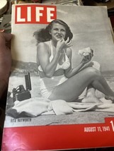 LIFE MAGAZINE  AUGUST 11, 1941  LINDBERGH,  RITA HAYWORTH Bismarck VG+ N... - £22.97 GBP