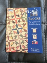 Magic Base Blocks for Unlimited Quilt Designs by Schock, Cooky Book The Fast - £9.82 GBP