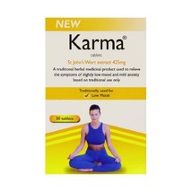 Schwabe Pharma KarmaMood Maximum Strength St John&#39;s Wort Extract 425mg T... - $52.89 CAD