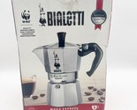 Bialetti Moka Express 6 Cup Espresso Coffee Pot Maker-Silver Stove Moka Pot - $29.99