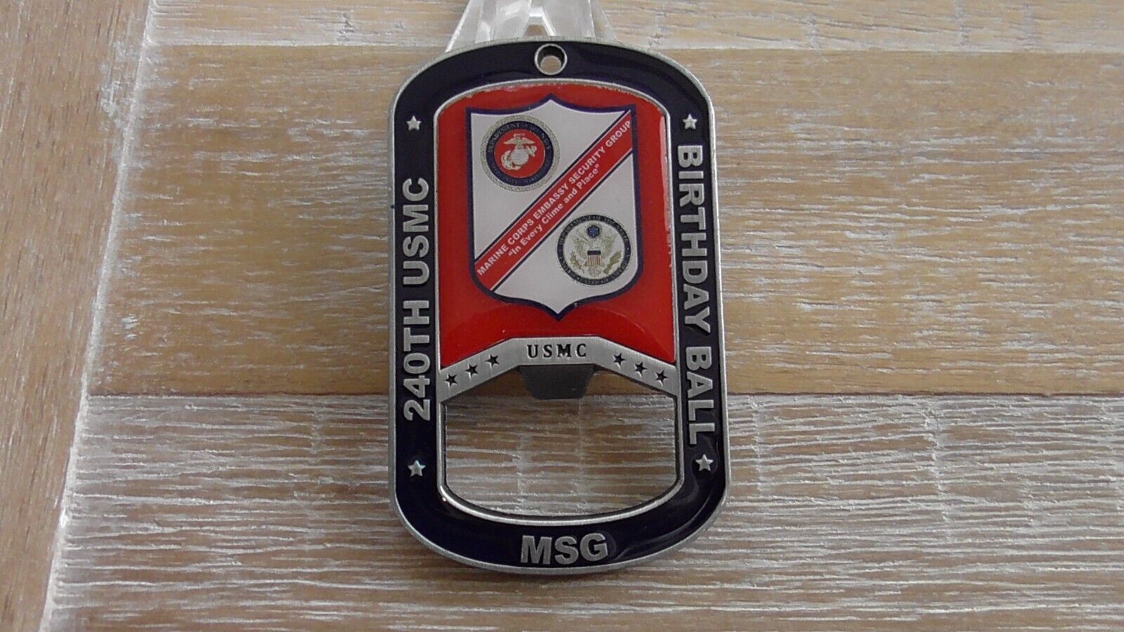 USMC Marine Corps Embassy Security Group Birthday Ball Challenge Coin #A498 - $70.28