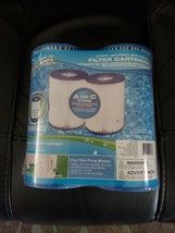 Summer Escapes 2 Pack Universal Replacement Pool Filters Cartridge A or ... - $11.70