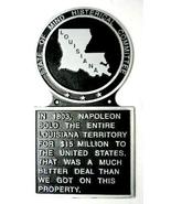 Louisiana State Marker, Louisiana State Plaque, Metal Plaque, Hand Painted - £36.02 GBP
