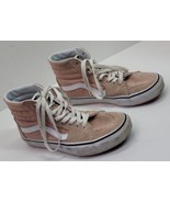 Cool Vans Skateboard High Top Pink Canvas Sneakers Shoes Mens 6.5 Womens... - $368.22 MXN