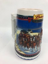 Budweiser Holiday Beer Stein 2002 &quot;Guiding The Way Home&quot; Limited Edition Mug - £5.55 GBP