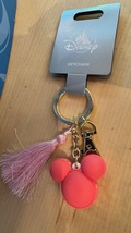 Disney Parks Mickey Mouse Red Macaron Cookie Keychain with Lobster Claw NEW - $22.90