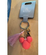 Disney Parks Mickey Mouse Red Macaron Cookie Keychain with Lobster Claw NEW - $22.90