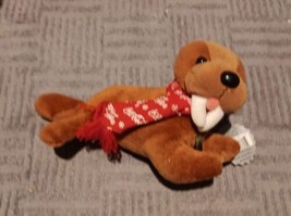 Vintage Coca Cola Walrus With Scarf Style #0124 Collectible Bean Bag Plush  - £23.74 GBP