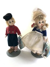 2 Madame Alexander Dolls Netherlands Boy and Girl Dutch - £39.32 GBP