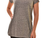 SUNDRY Damen T-Shirt Oh La La Solide Grau Größe US 3 - $48.97