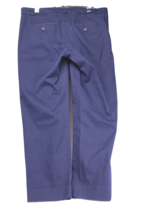 Banana Republic Pants Womens Size 8 Khaki&#39;s Navy Blue Button pockets - £9.00 GBP