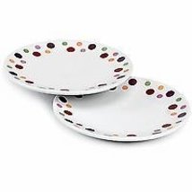 Pampered Chef Dots Salad Plate (Set of 2) #2074 - £26.85 GBP