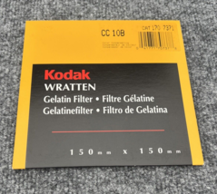 Kodak 170 7371  Wratten Filter 150MM 6&quot; SQ Gel Filter CC10B New Other - £45.92 GBP